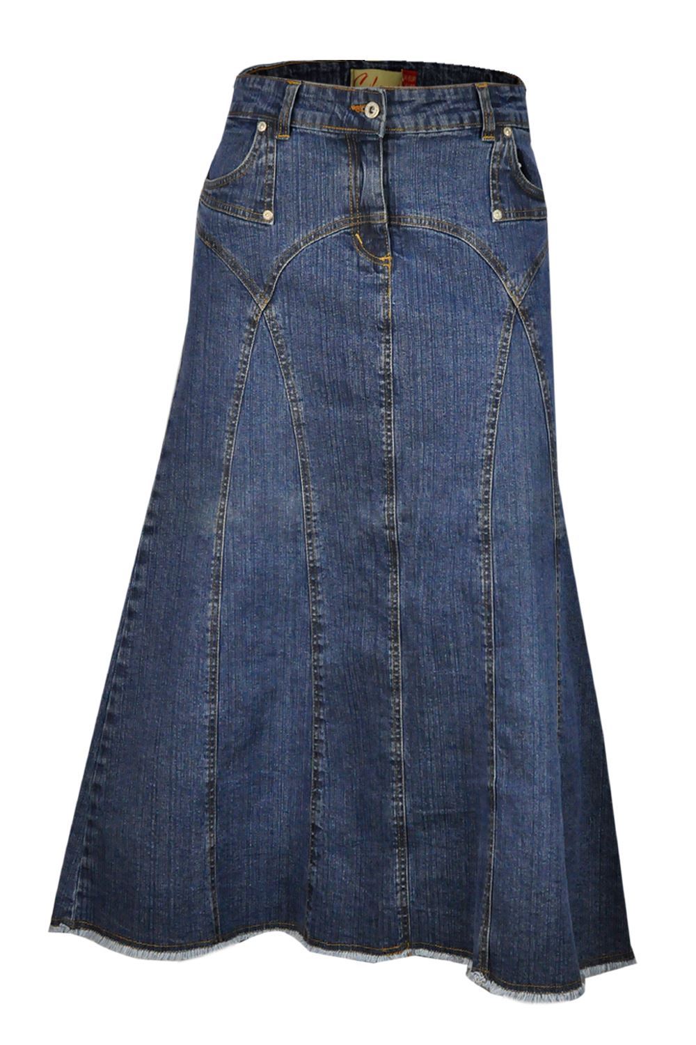 Maxi denim skirt plus size uk best sale